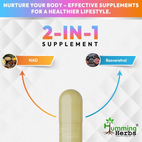 Picture of NAD+ with Resveratrol & Alpha Lipoic Acid - 90 Capsules
