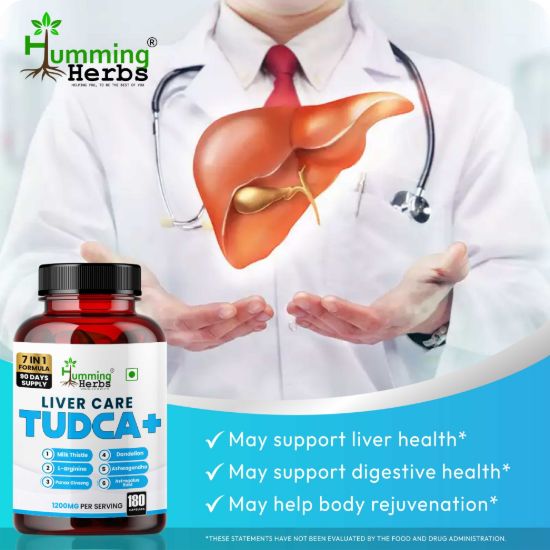 Picture of TUDCA+ Liver Care Supplement with Milk Thistle & Ashwagandha - 180 Capsules (90 Days Supply)