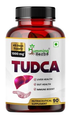 Picture of Humming Herbs TUDCA 1000mg Supplement - 90 Capsules for 45 Days Supply