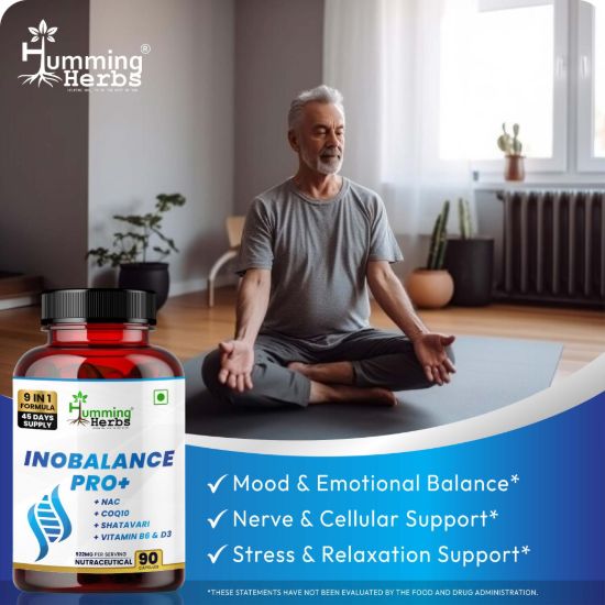 Picture of Inobalance Pro+ | 9-in-1 Nutraceutical with NAC, CoQ10, Shatavari & Vitamin B6 D3 | 90 Capsules