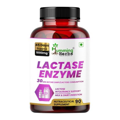 Picture of Lactase Enzyme Supplement - 1000mg Per Serving, 90 Capsules (45 Days Supply)