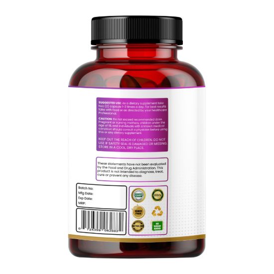 Picture of Lactase Enzyme Supplement - 1000mg Per Serving, 90 Capsules (45 Days Supply)